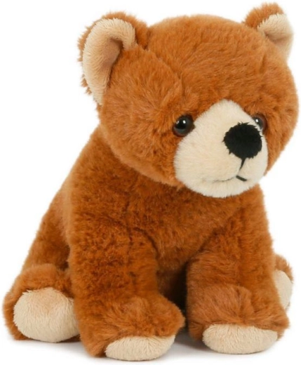 Orsetto di peluche marrone seduto 19 cm