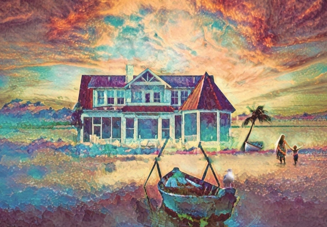 Puzzle ANATOLIAN Isolotto di Palme 500 pezzi