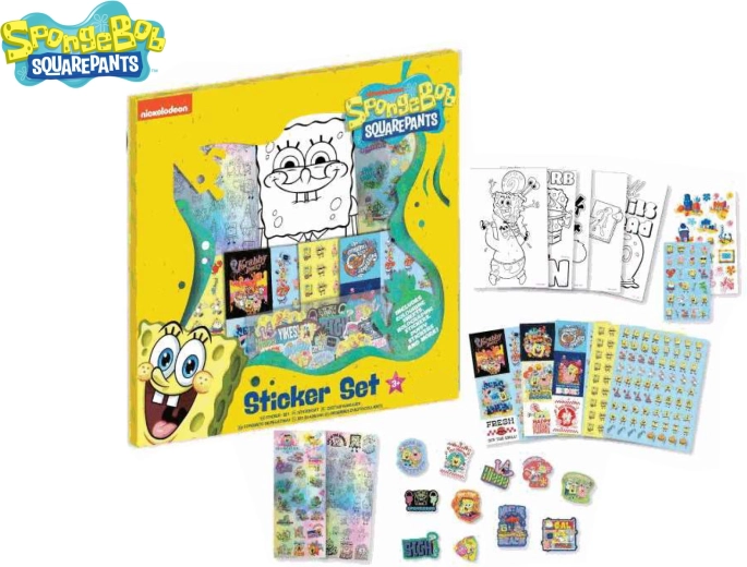 Set di adesivi SpongeBob (500 pz)