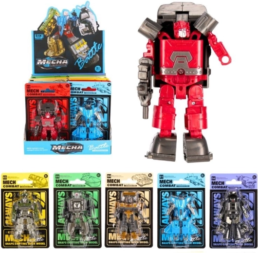 Piccolo robot trasformabile (6 colori)