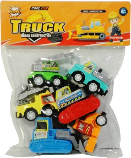 Camion da cantiere con meccanismo a retrocarica, 6 pz