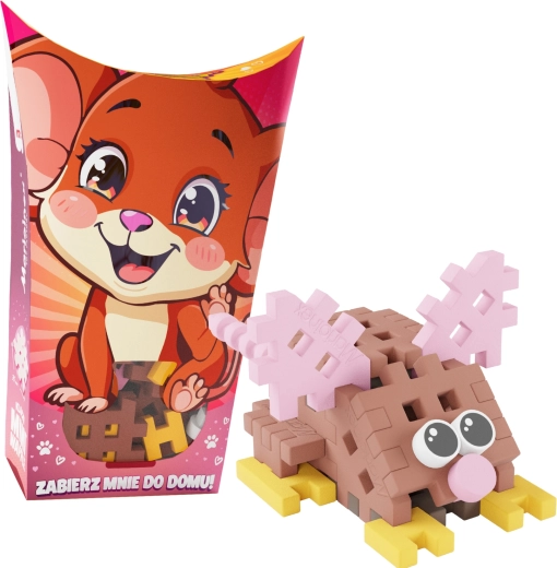 Set di costruzione Mini Waffle Pocket Pets topolina