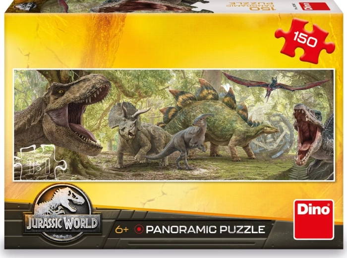 Puzzle panoramico Jurassic World Dino 150 pezzi