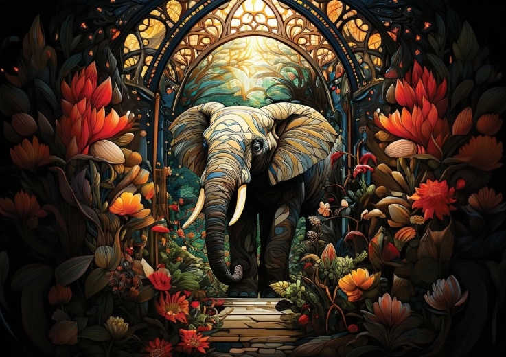 Puzzle Guardiana dei Fiori 1000 pezzi ART PUZZLE