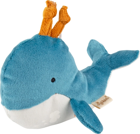Balena di peluche Sigikid con sonaglio per neonati