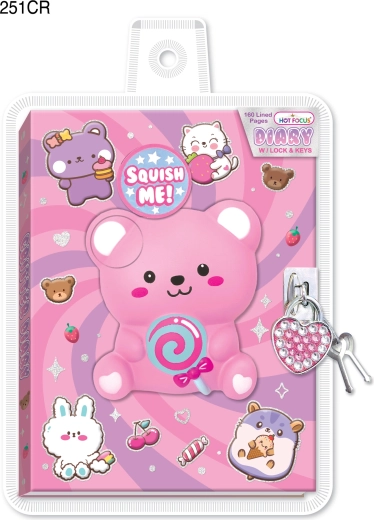 Diario segreto con lucchetto Orsetto dolce