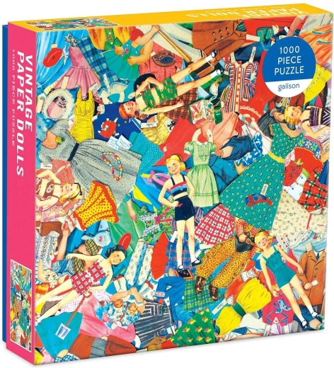 Puzzle Galison bambole di carta vintage 1000 pezzi