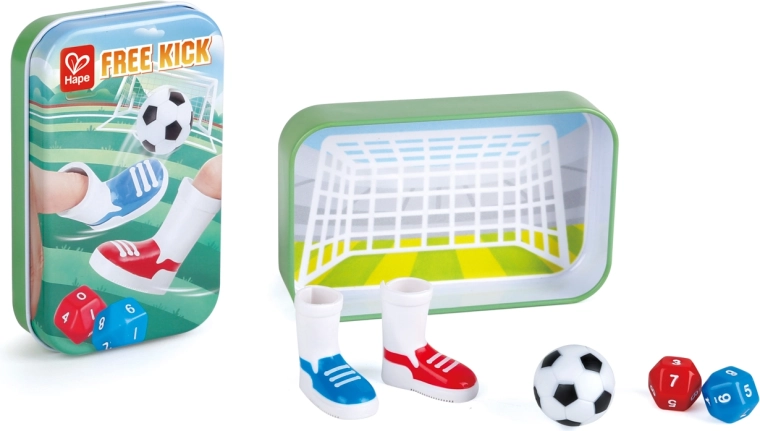 Calcio da dito Free Kick in scatola di metallo