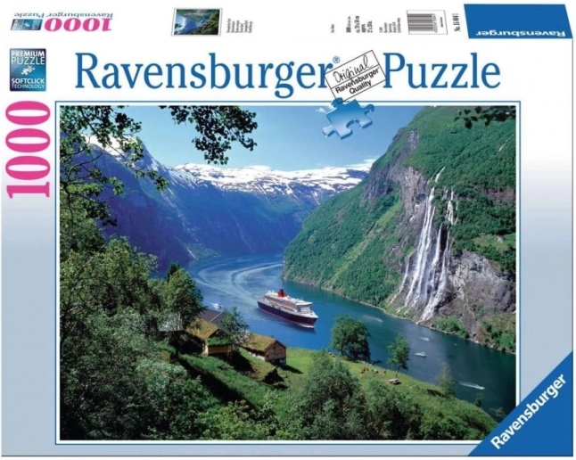Puzzle 1000 pezzi Fiordo in Norvegia