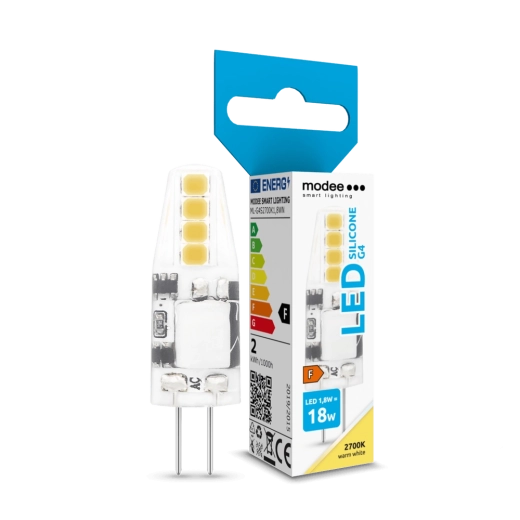 Modee Lampadina LED G4 1,8 W 12 V bianco caldo