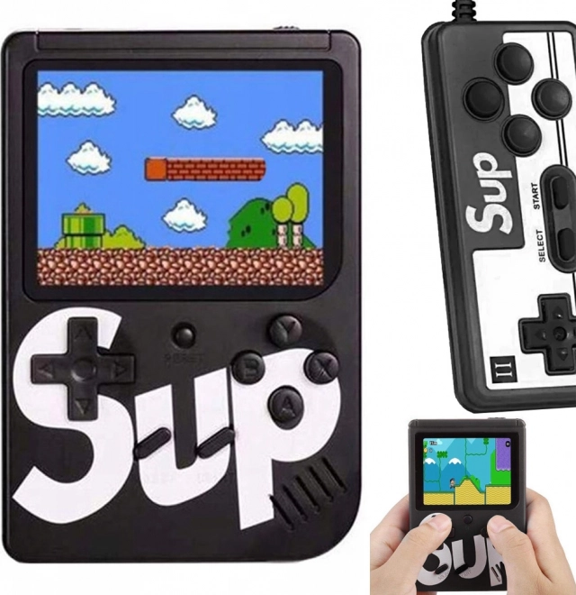 Console di gioco tascabile retrò con 400 giochi 3.0, uscita TV e gamepad