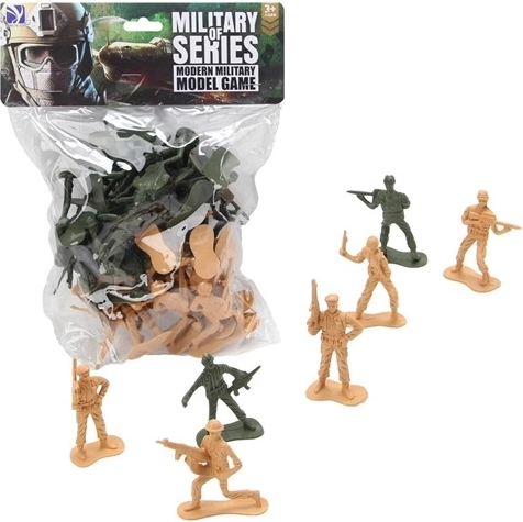 Set militare di soldatini in sacchetto Trifox