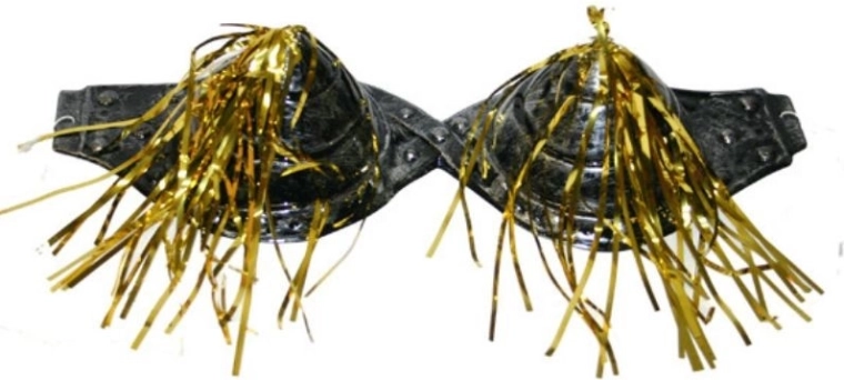Reggiseno da carnevale con frange