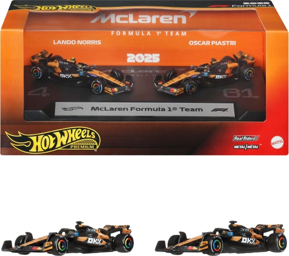 Hot Wheels Premium Formula 1 McLaren Team 2-pack