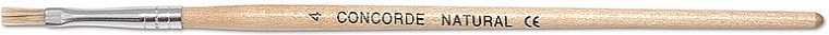 Pennello scolastico piatto CONCORDE Natural n. 4