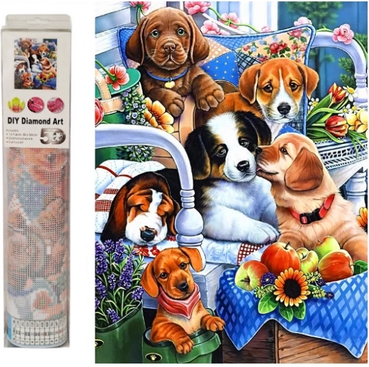 Mosaico di diamanti Cagnolini - 1 pezzo