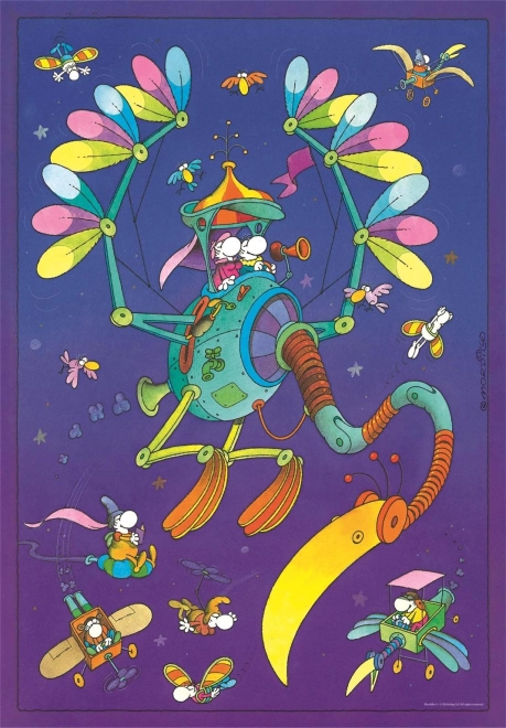 Puzzle Mordillo: cesta 500 pezzi