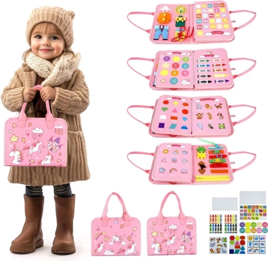 2Kids Toys libro sensoriale busy book Unicorno