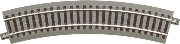 Roco geoLINE binario curvo R2 con massicciata