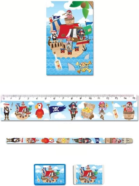 Set di scrittura Pirati per bambini