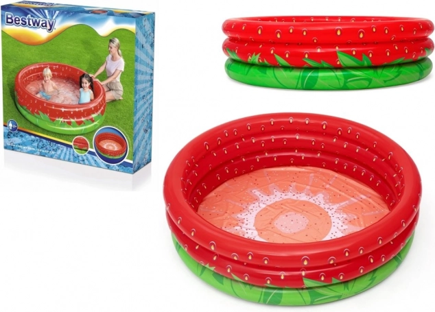 Piscina gonfiabile per bambini Strawberry 160 cm x 38 cm Bestway 51145