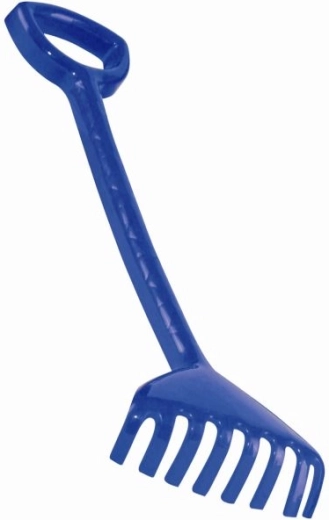Rastrello di plastica per sabbia per bambini