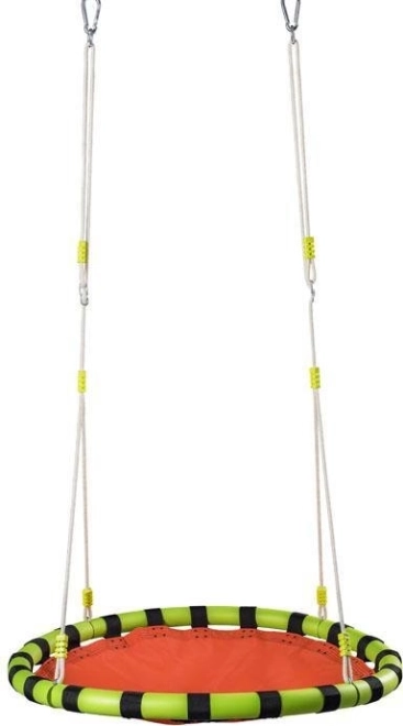 WOODY altalena a cerchio pieghevole, arancione, diametro 103 cm