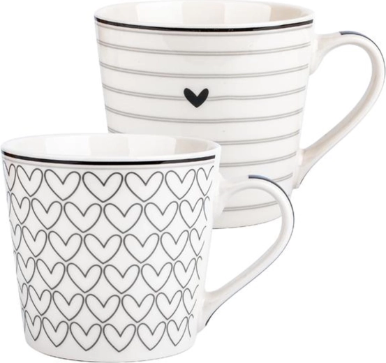 Tazza in ceramica con cuore 400 ml