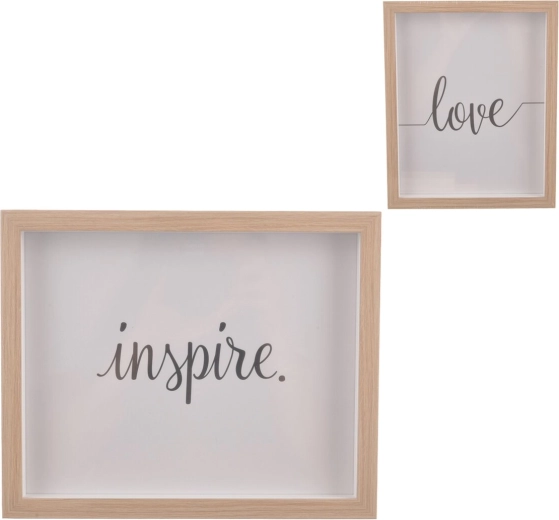 Cornice portafoto in legno beige 22 × 27 cm