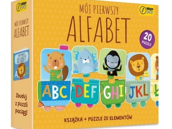 Il mio primo alfabeto: Puzzle educativo e libro per bambini