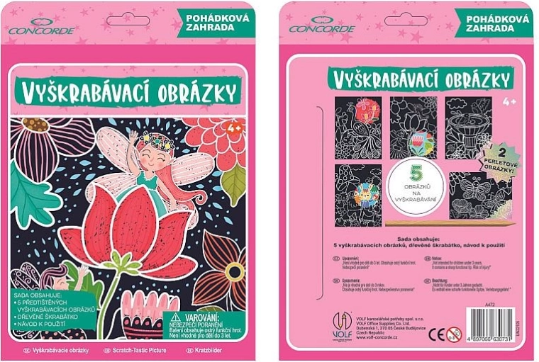 Immagini da grattare Concorde – giardino fiabesco