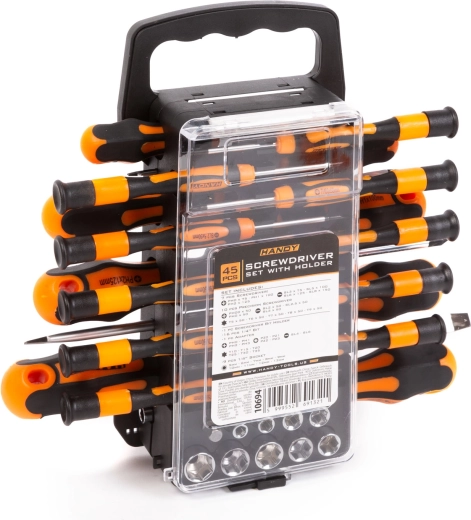 Set Handy di cacciaviti in valigetta, 45 pezzi