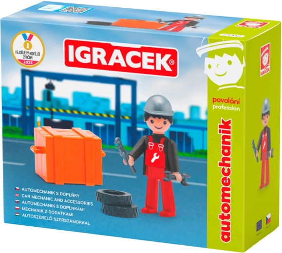 Efko Igráček professione automeccanico – action figure articolata con accessori