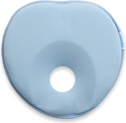 cuscino ergonomico per neonati New Baby BASIC blu