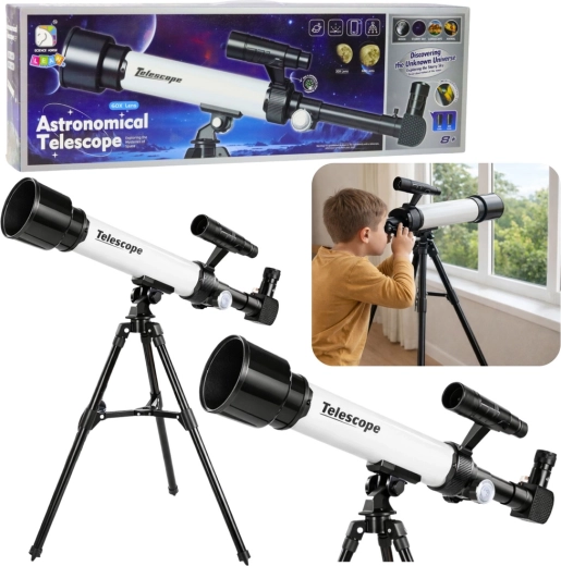 Telescopio astronomico per bambini con supporto per smartphone