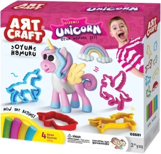 Set Art Craft per modellare a tema unicorni 200 g
