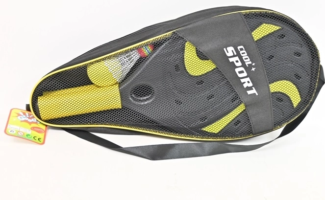 Set da beach tennis con racchette in plastica da 49 cm con pallina e volano