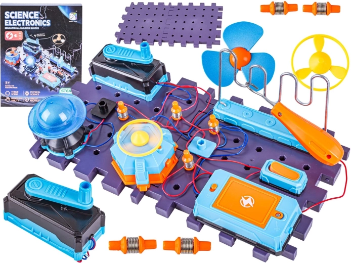 Kit sperimentale educativo con circuiti elettronici per bambini