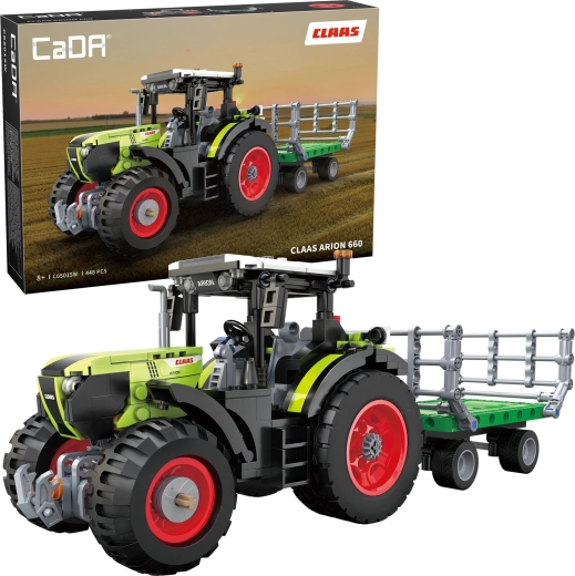 Set di costruzioni CaDA trattore Claas Arion 660 (448 pezzi)