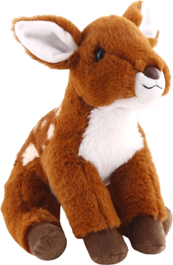 Cerbiatto di peluche seduto 24 cm