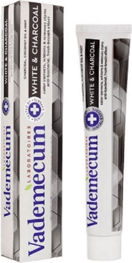 Vademecum ProLine White & Charcoal dentifricio sbiancante 75 ml