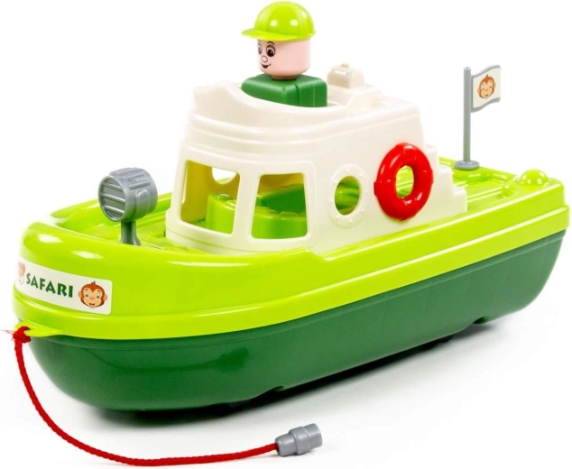 Gommone di salvataggio verde per l'acqua