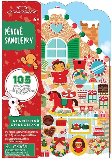 Adesivi in gomma CONCORDE casetta di pan di zenzero