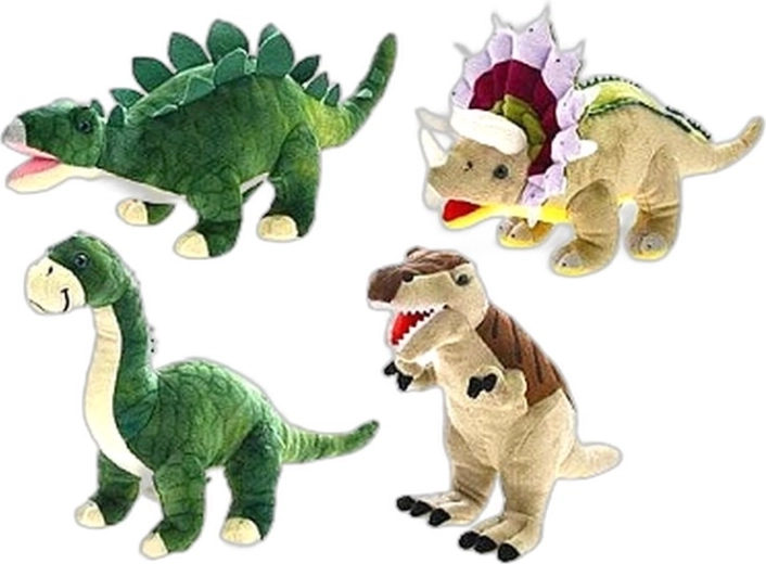 Dinoworld dinosauro di peluche 37 cm (4 tipi) - 1 pezzo