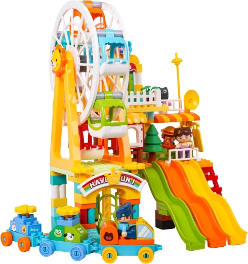 Set costruzioni parco divertimenti 235 pezzi