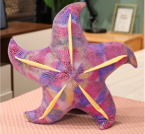 Stella di peluche viola cuscino 20 cm