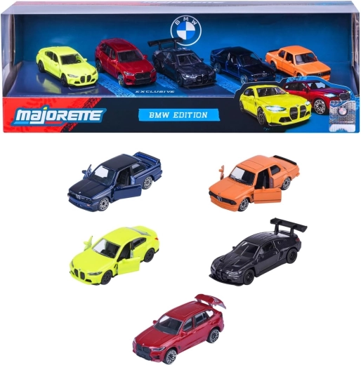 Majorette BMW Edition set regalo da 5 automobiline in metallo
