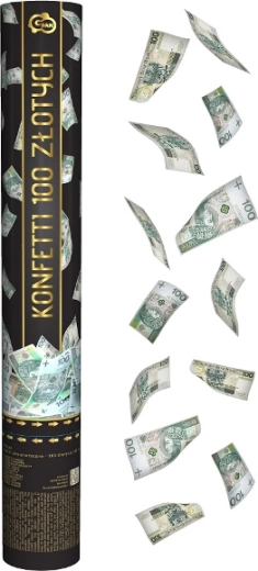 Coriandoli pneumatici banconote da 100 zloty