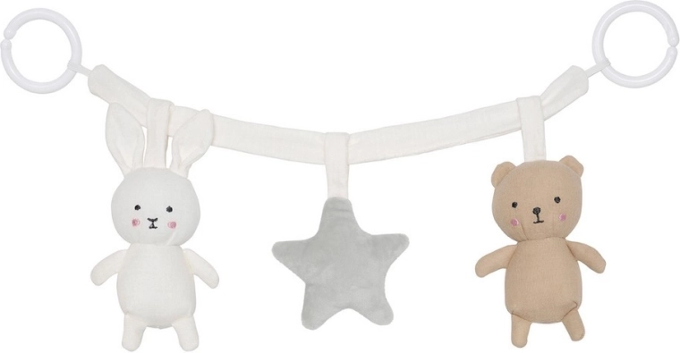 Giocattolo per passeggino Jabadabado Teddy & Bunny