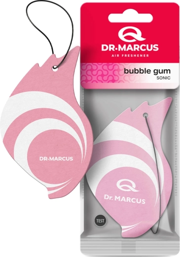 Dr. Marcus Sonic deodorante per auto da appendere Bubblegum